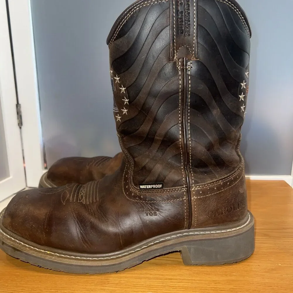 Carolina PIPELINE COMP TOE Men’s 10” Waterproof Composite Square Toe Roper 10.5